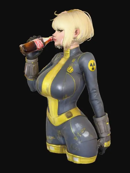 3D model for Wasteland Refreshment