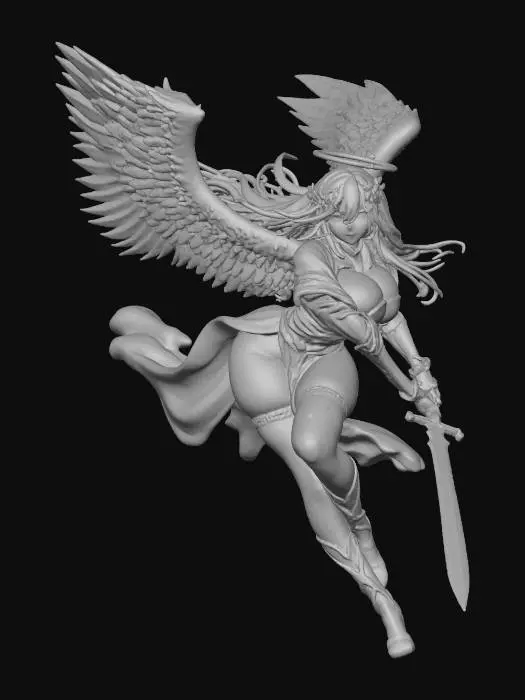 3D model for Ebon Winged Guardian