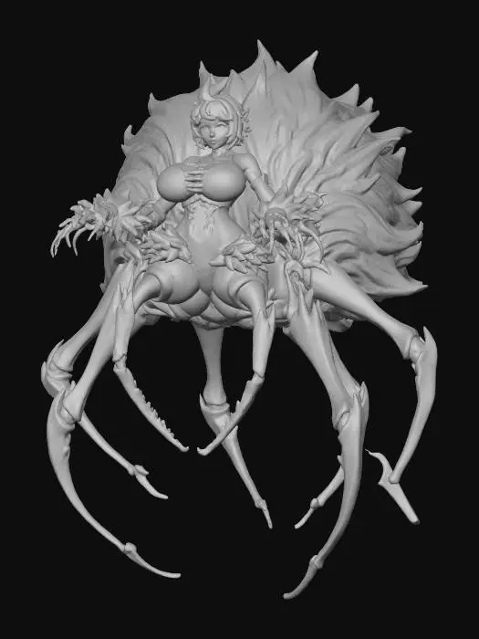 3D model for Forest Spider Queen, #Halloween2025#