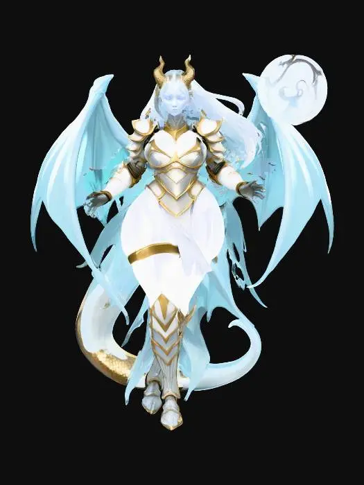 3D model for Ghostly Dragon, #Halloween2025#