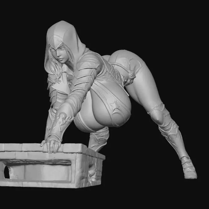 3D model for Assassin's Rooftop Vigil