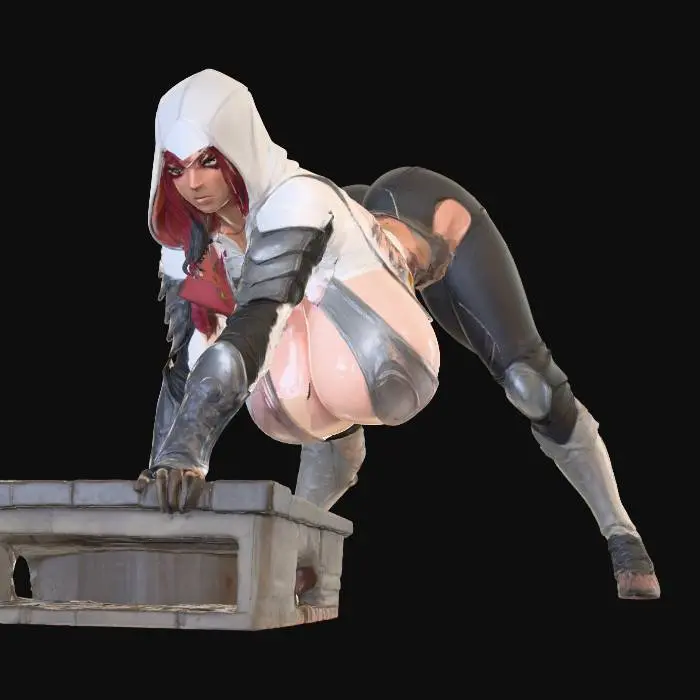 3D model for Assassin's Rooftop Vigil