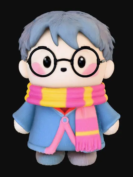 3D model for Plush Wizard Blueprint