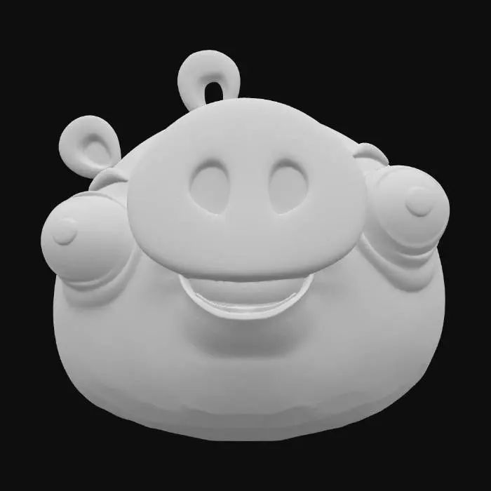 3D model for Green Pig Character