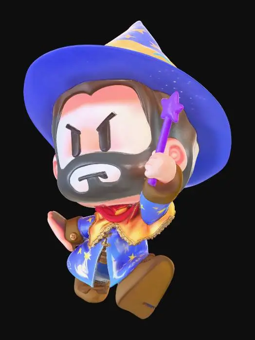 3D model for Wizard Adventure