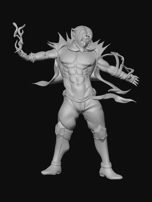 3D model for Azure Flamebound Elf