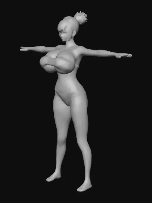 3D model for Meshy_AI_Anime_Character_in_Wh_0125032802_texture