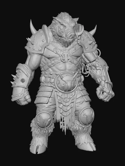 3D model for Beast of the Burning Forest