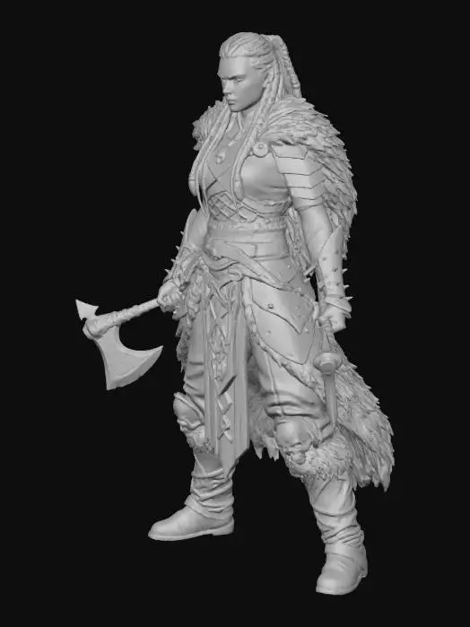 3D model for Valkyrie of Frostbound Valor