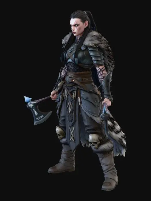 3D model for Valkyrie of Frostbound Valor