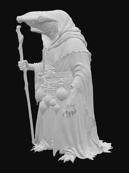 3D model for Potion Keeper Hammerhead Witch