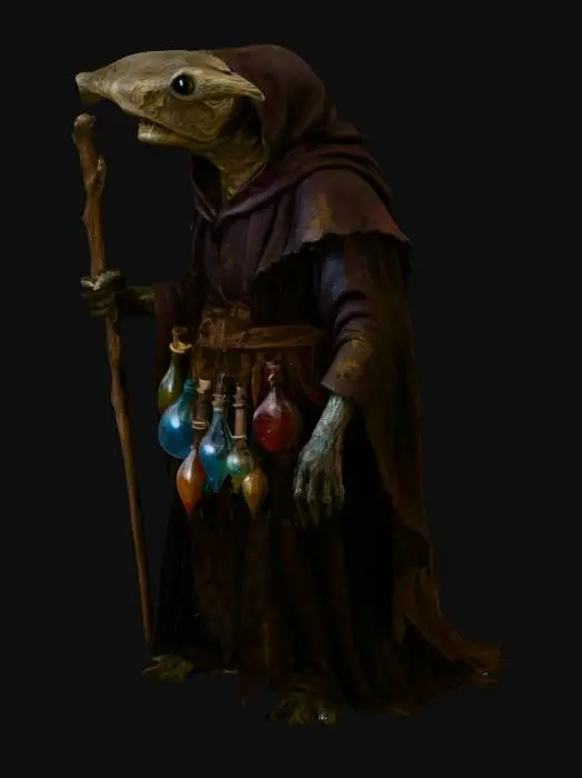 3D model for Potion Keeper Hammerhead Witch