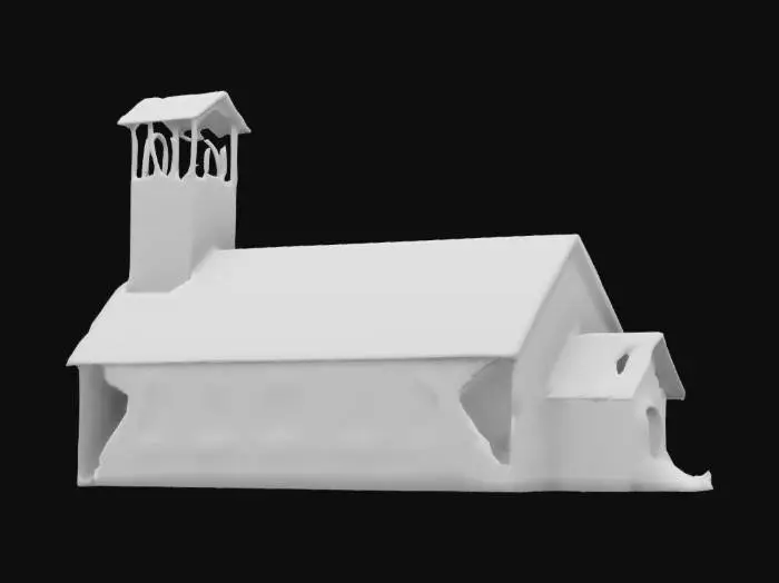 3D model for Rustic Chapel Render