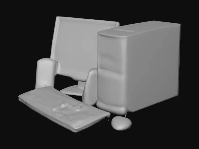 3D model for Desktop Setup