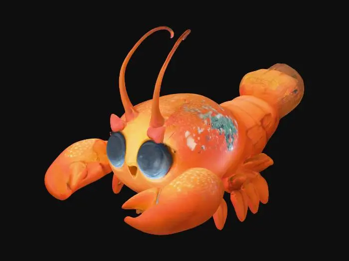 3D model for Bubble Lobster Princess