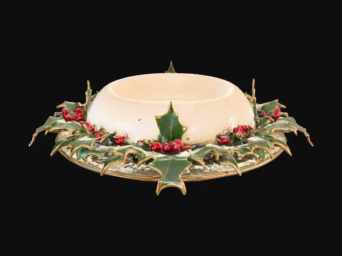 3D model for Holly Wreath Pudding