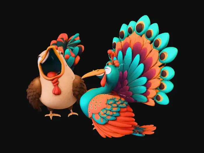 3D model for Charming Feathers Fiesta
