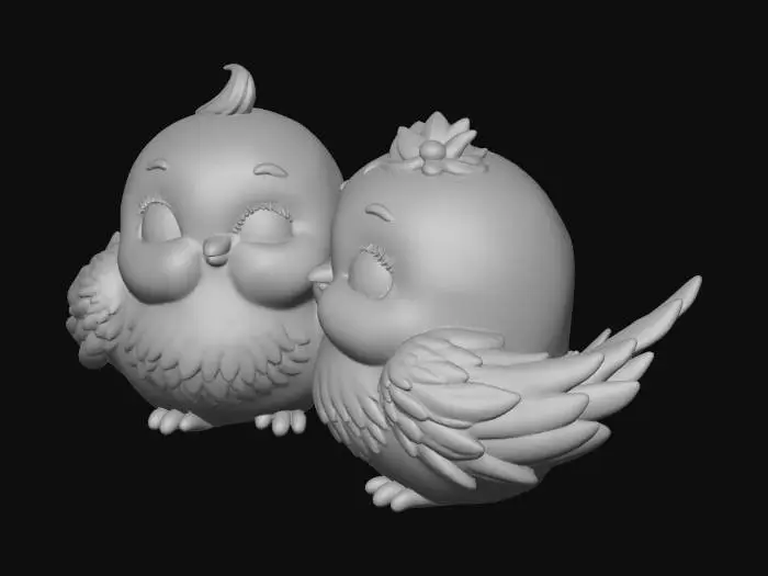 3D model for Feathered Friends