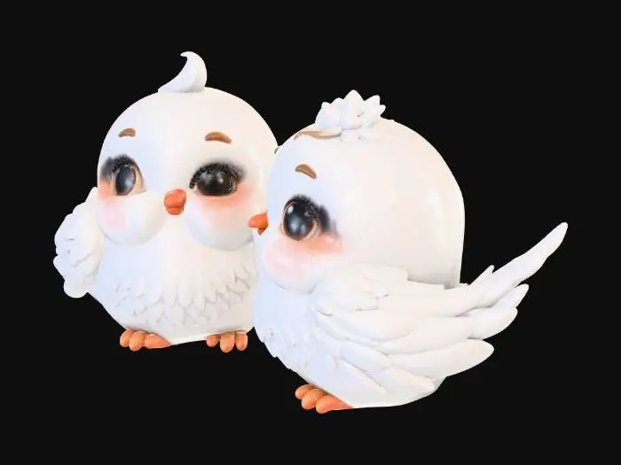 3D model for Feathered Friends