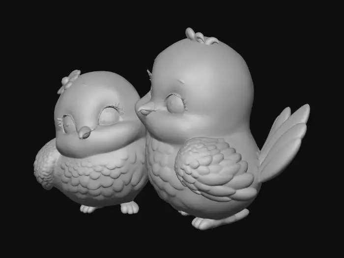 3D model for Lovebirds Bliss
