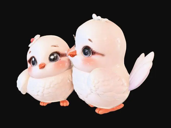 3D model for Lovebirds Bliss