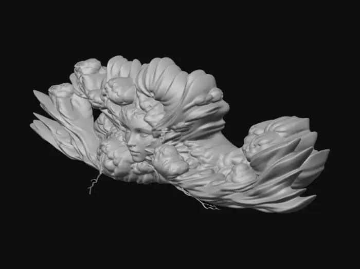 3D model for Blood Red Thunder Mother Nature