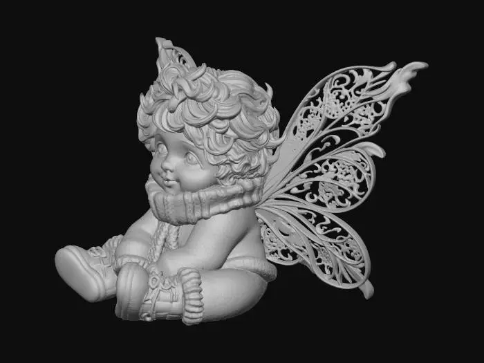 3D model for Snowflake Fairy 6