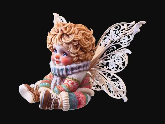 3D model for Snowflake Fairy 6