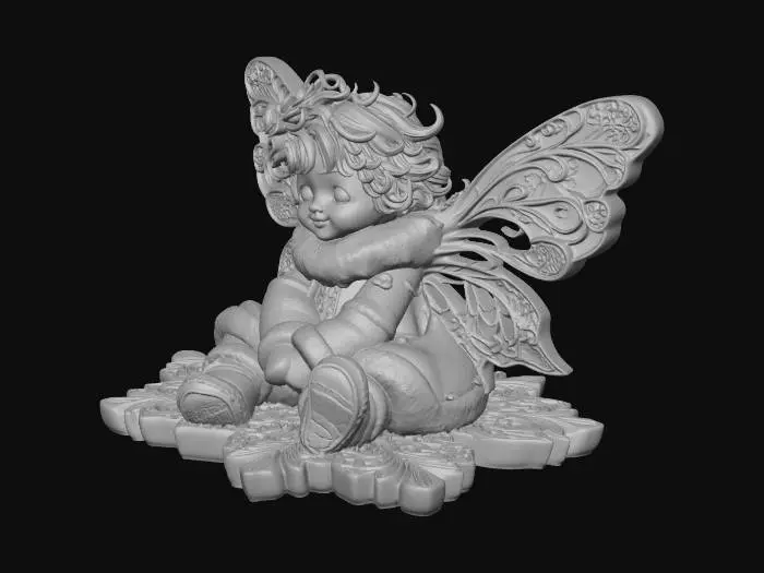 3D model for Snowflake Fairy 10