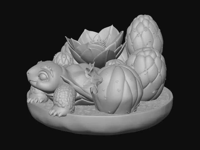 3D model for Tortoise Prickly Pear 3