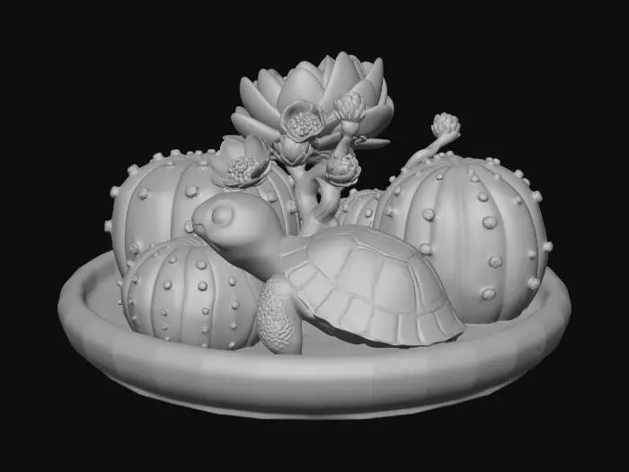 3D model for Tortoise Prickly Pear 3