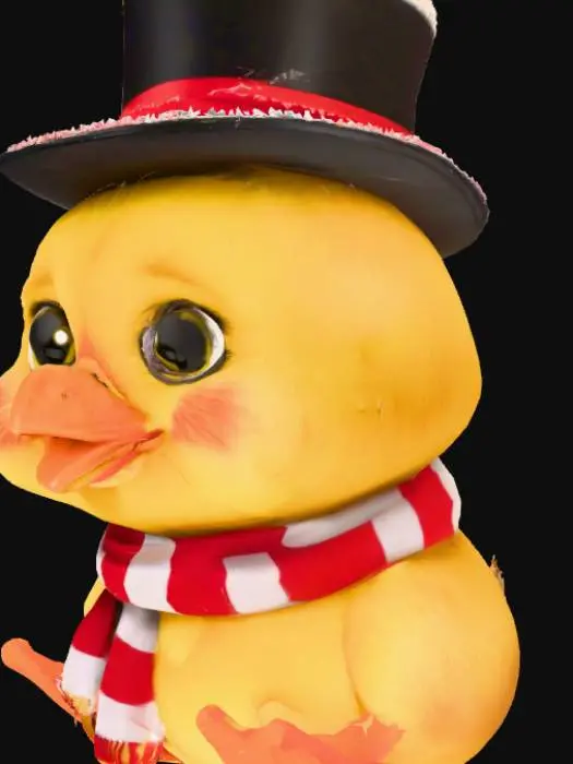 3D model for Winter Duckling