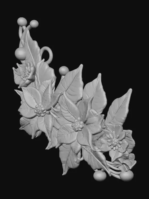 3D model for Poinsettia Elegance