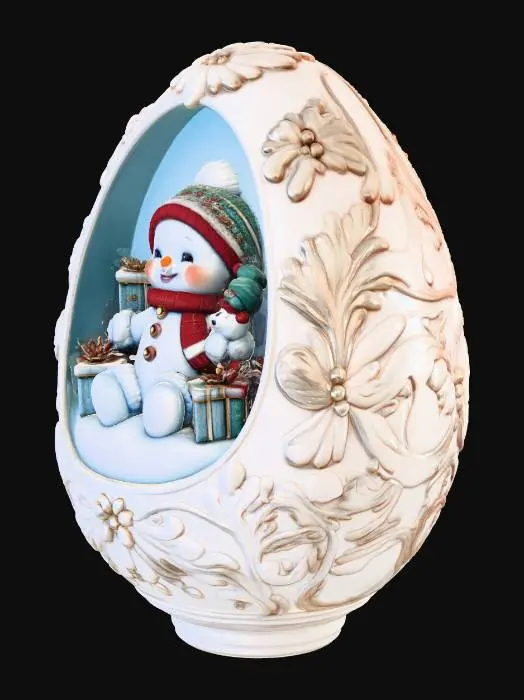 3D model for Winter Wonderland Egg