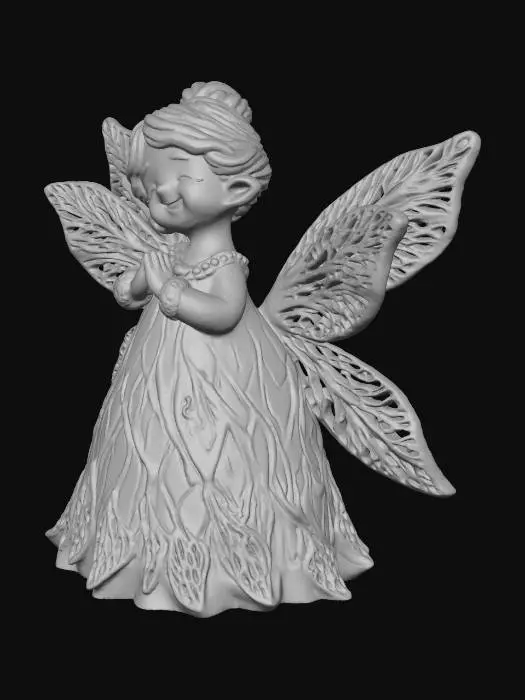 3D model for Whimsical Fairy Figurine
