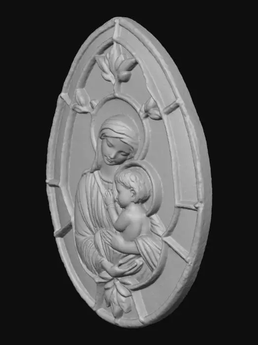 3D model for Madonna and Child Serenity
