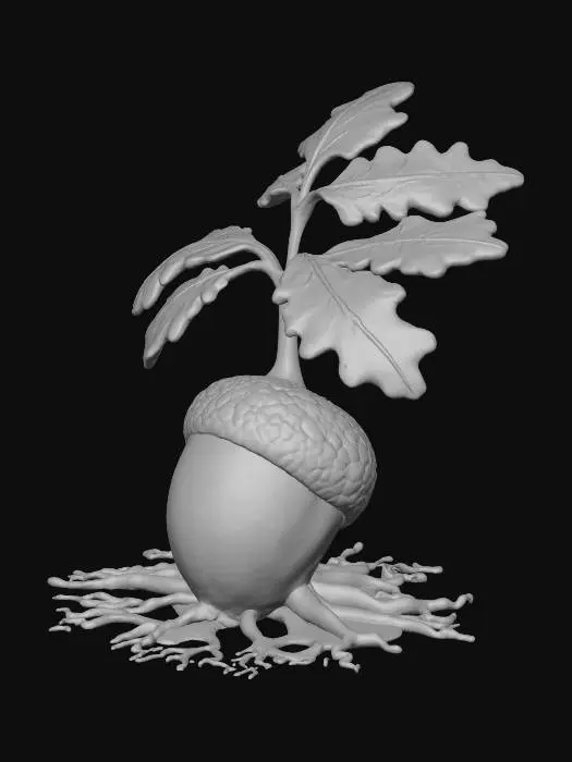 3D model for Golden Acorn Growth