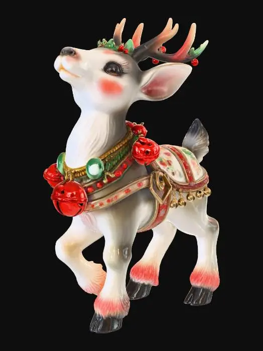 3D model for Festive Fawn Figure