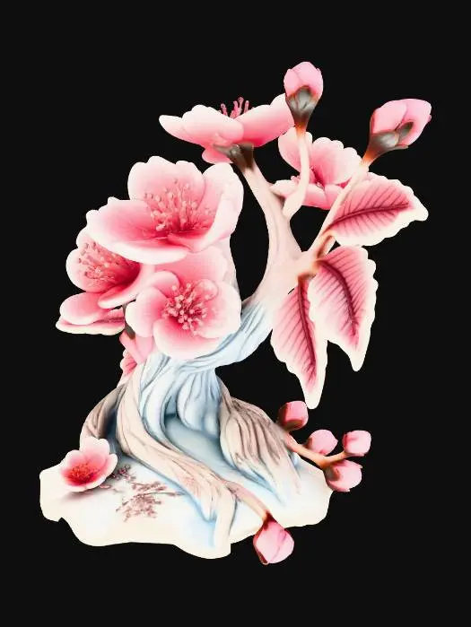 3D model for Blossoming Elegance