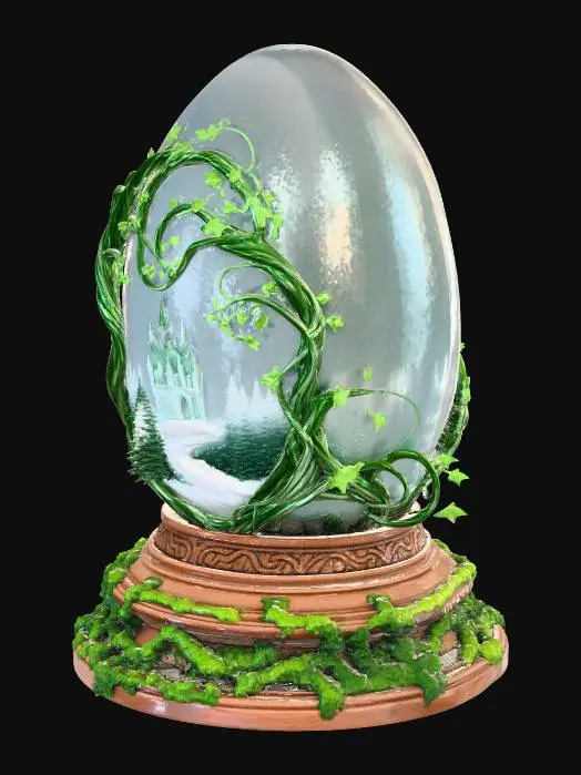 3D model for Enchanted Castle Sphere