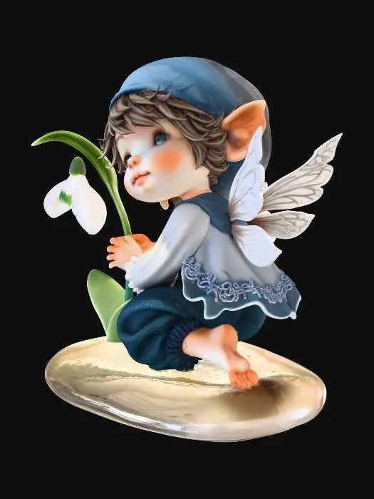 3D model for Snowdrop Fairy