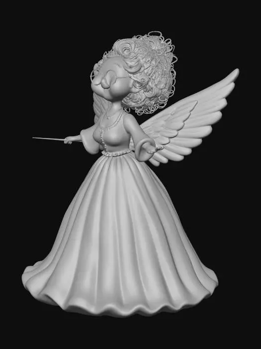3D model for Whimsical Angel Granny