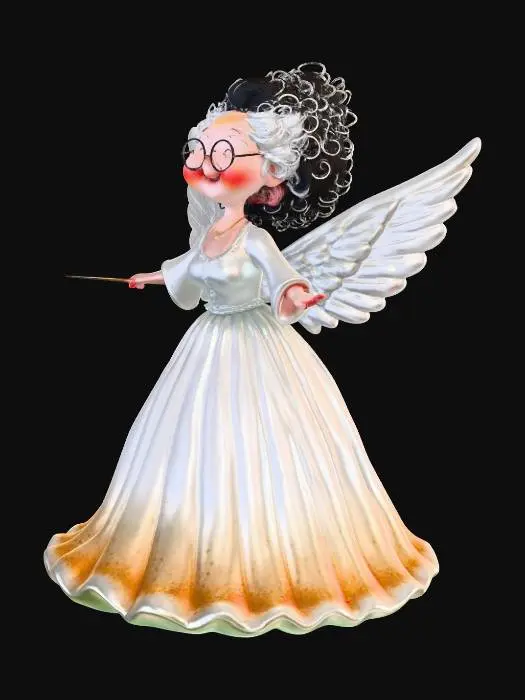 3D model for Whimsical Angel Granny