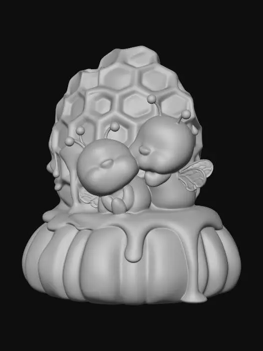 3D model for Cuddling BumbleBees 3