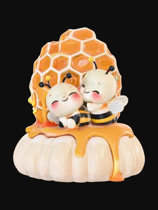 3D model for Cuddling BumbleBees 3