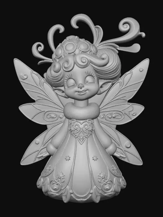 3D model for Jeweling Snow Fairy 2