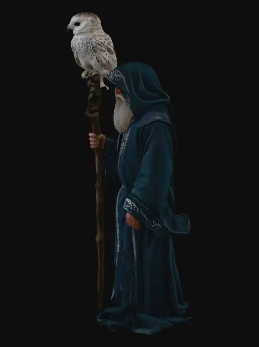 3D model for Snowy Owl Wizard 1