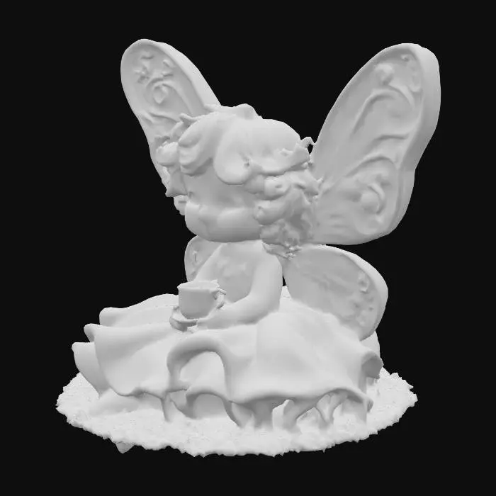 3D model for Tea Time Fair, #PBR#,