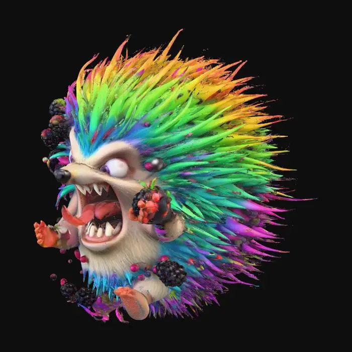 3D model for Prismatic Hedgehog Rampage