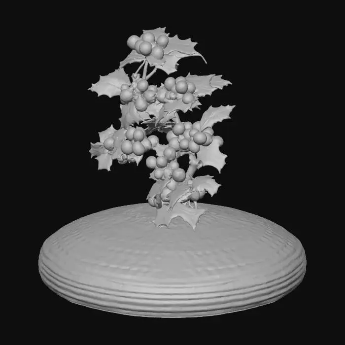 3D model for Holly on Snowy Base